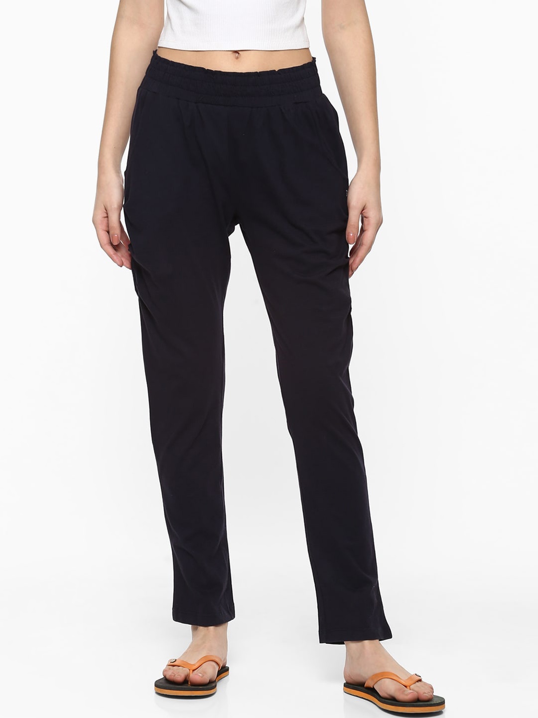 

Porsorte Pure Cotton Relaxed Lounge Pants, Navy blue