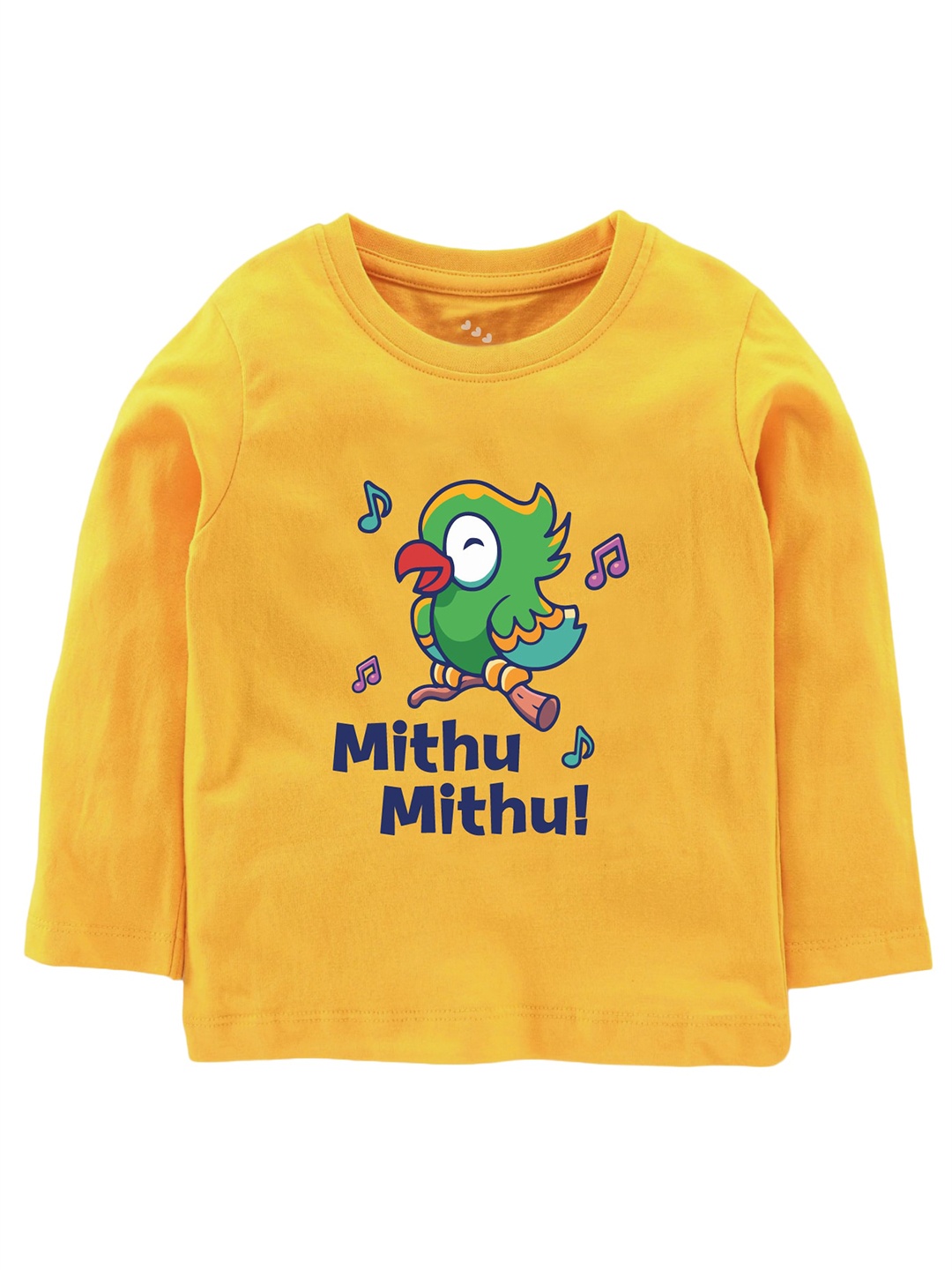

Zeezeezoo Kids Typography Printed Pure Cotton T-shirt, Yellow