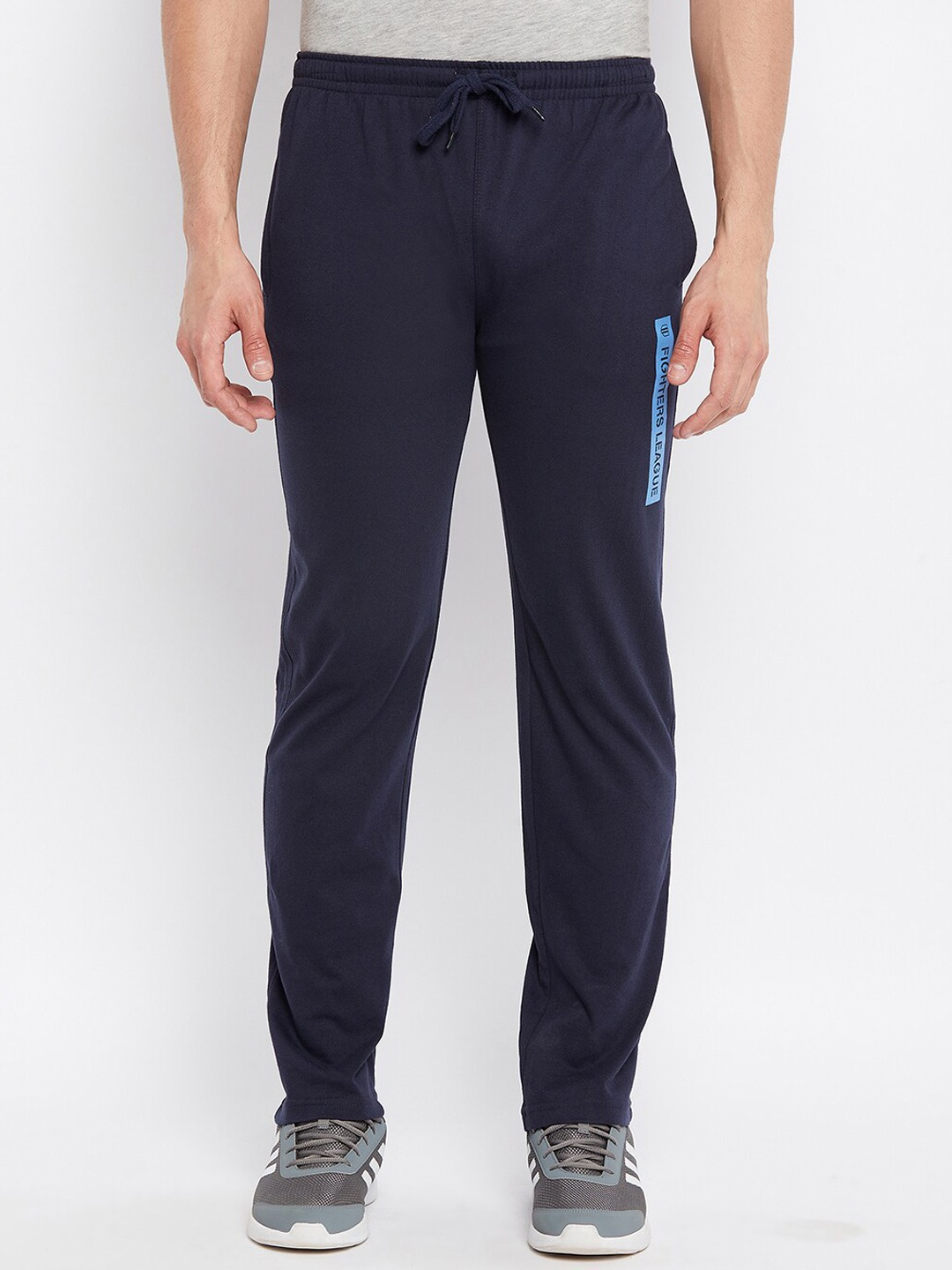 

Duke Men Cotton Regular Fit Track Pants, Navy blue