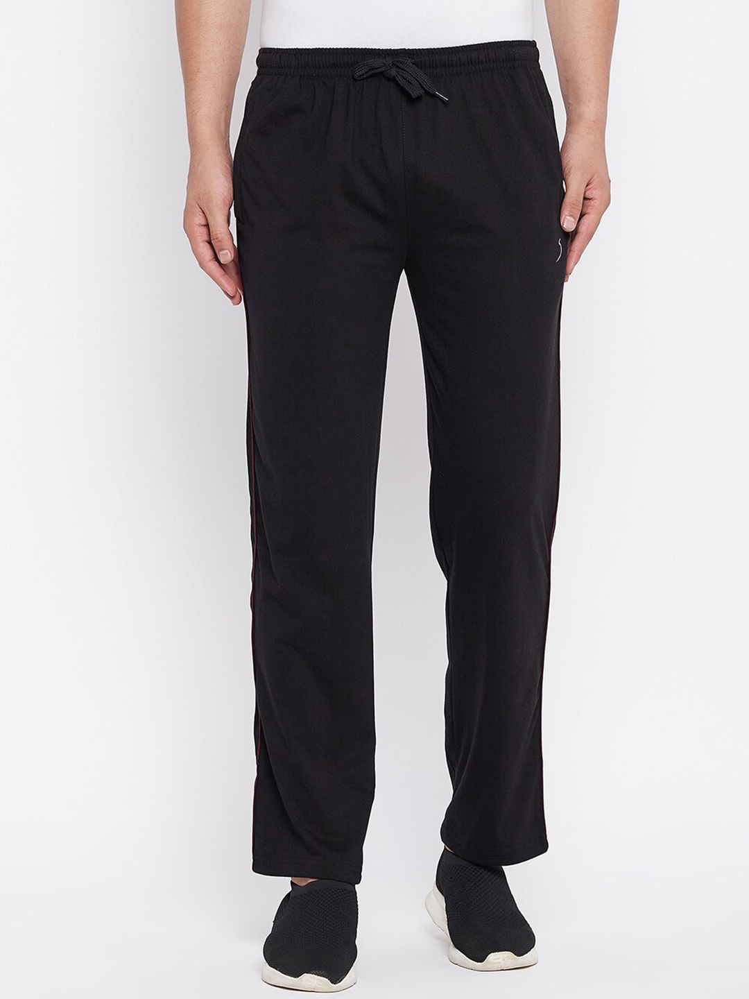 

Duke Men Cotton Regular Fit Track Pants, Black