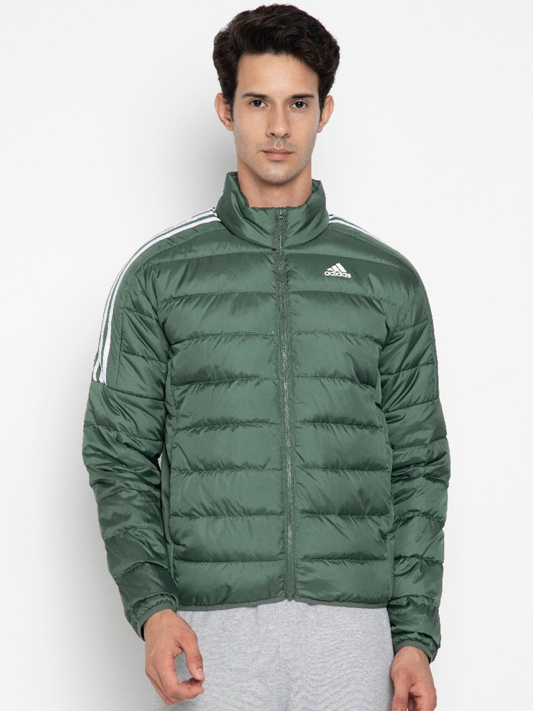 

ADIDAS Puffer Water Resistant Sports Jacket, Green