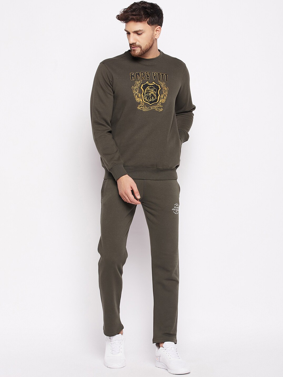 

98 Degree North Self Designed Fleece Tracksuit, Olive