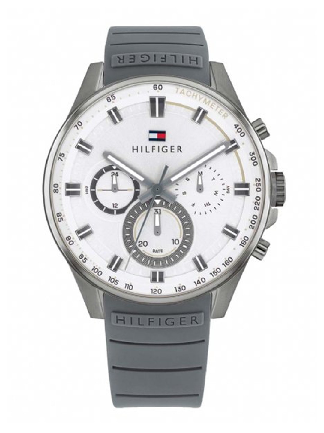

Tommy Hilfiger Men Dial & Leather Straps Analogue Watch TH1791972W, White
