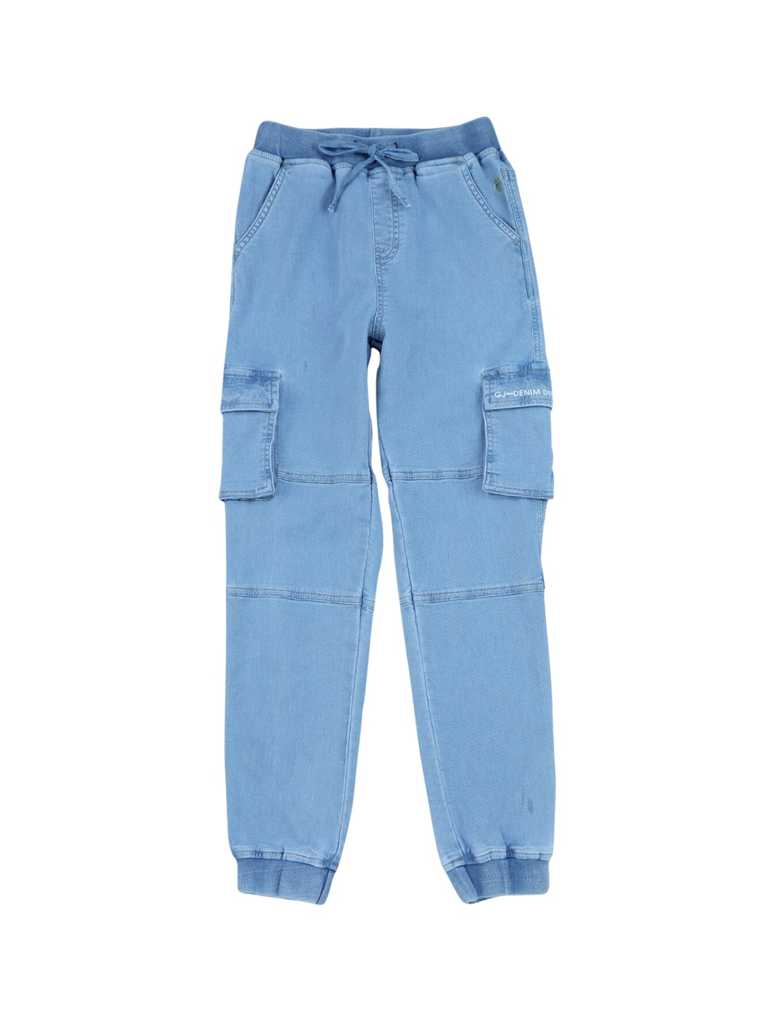 

Gini and Jony Boys Mid-Rise Cotton Jogger, Blue