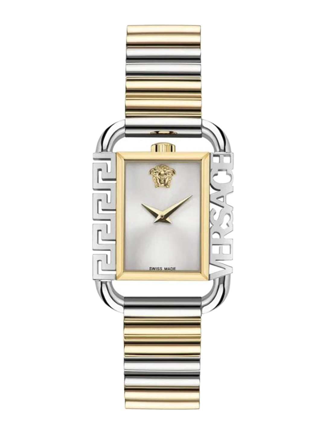 

Versace Dial & Stainless Steel Bracelet Style Straps Analogue Watch VE3B00422, Silver