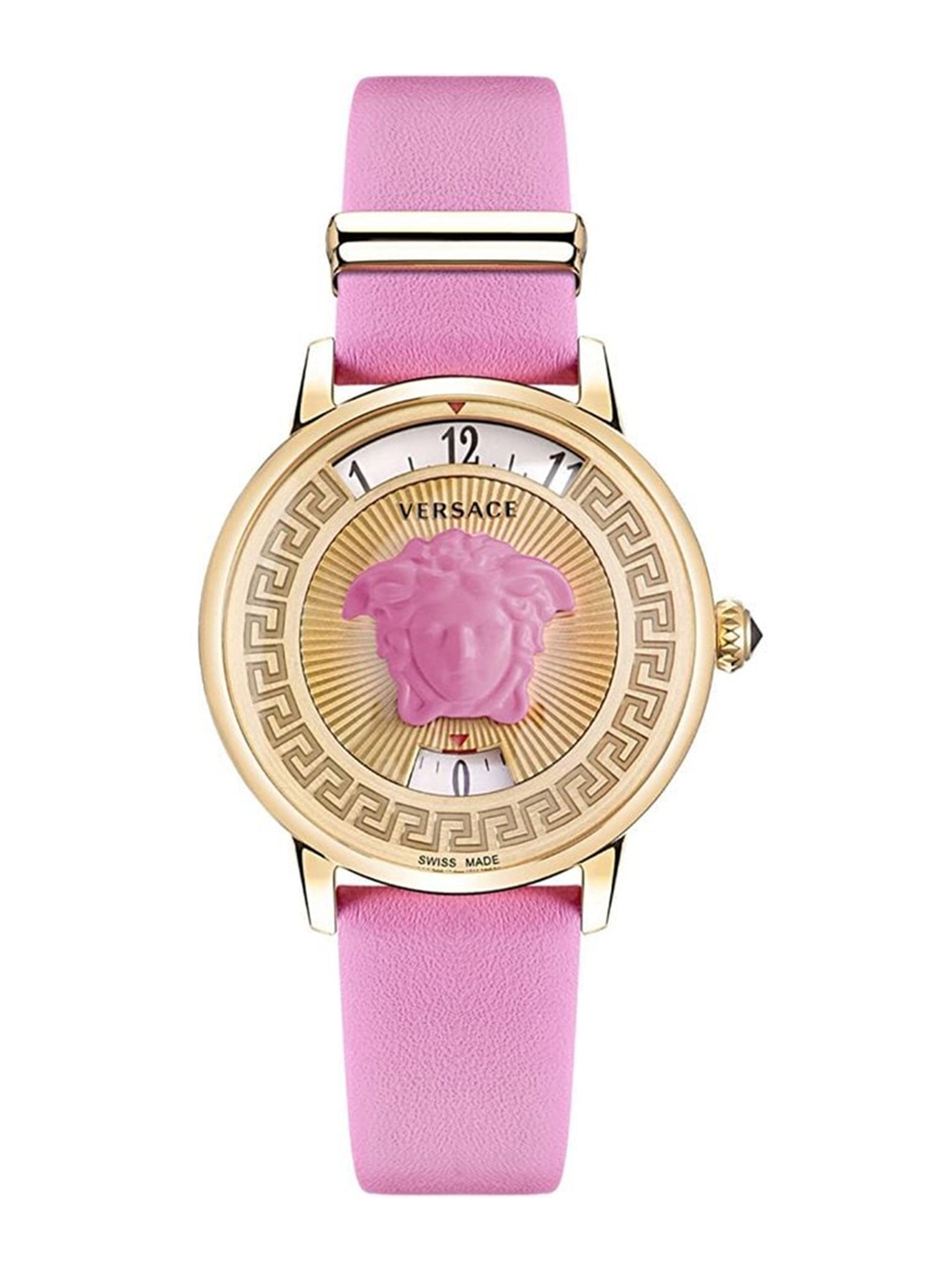 

Versace Women Dial & Leather Straps Analogue Watch VEZ200621, Beige