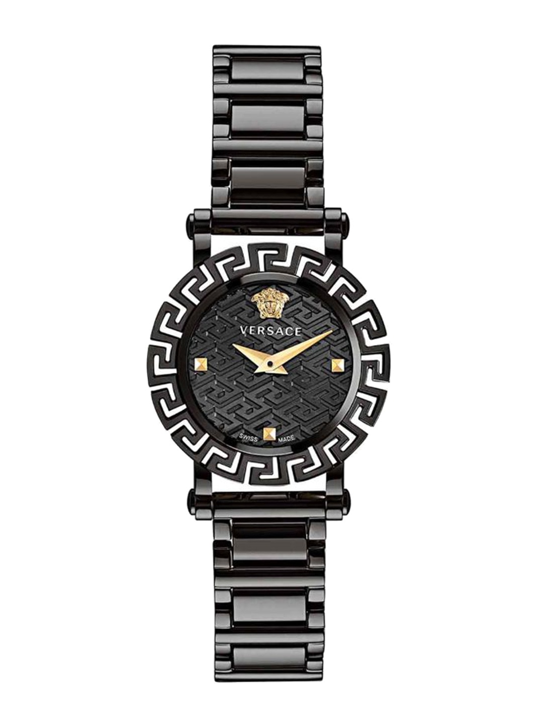 

Versace Women Bracelet Style Straps Swiss Made Analogue Watch VE2Q00522, Black