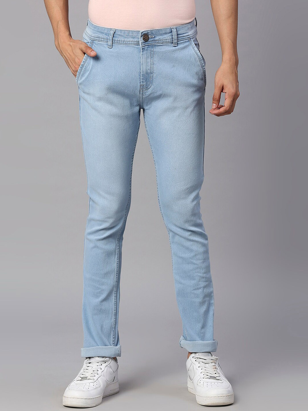 

High Star Men Slim Fit Stretchable Jeans, Blue
