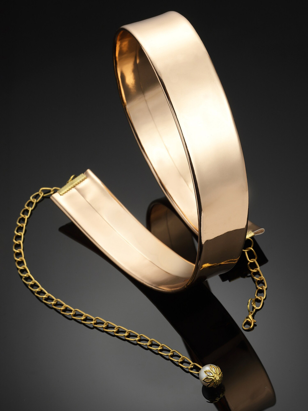 

KARATCART Women Rose Gold Plated Waist Belt