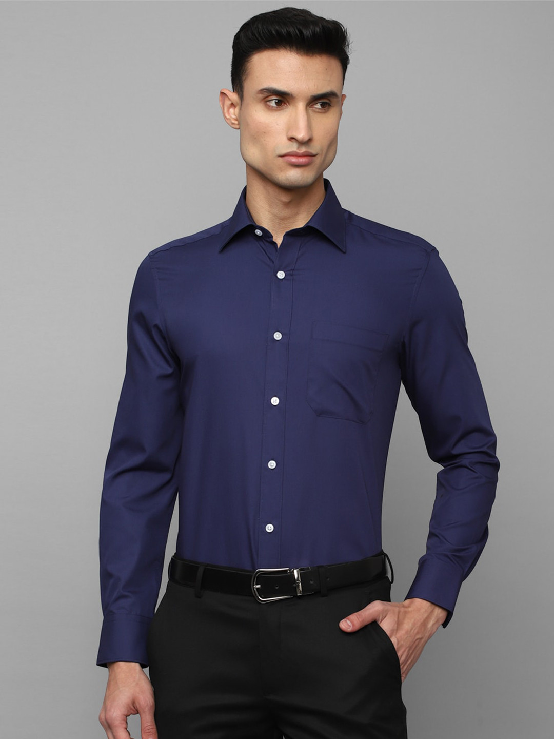 

Louis Philippe Cotton Formal Shirt, Blue