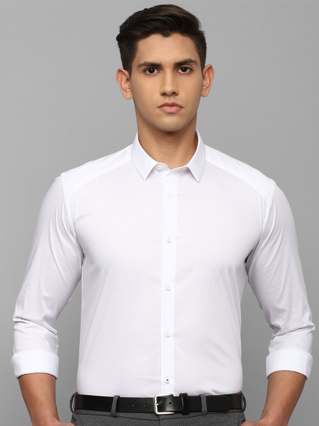 

Louis Philippe Sport Spread Collar Casual Shirt, White