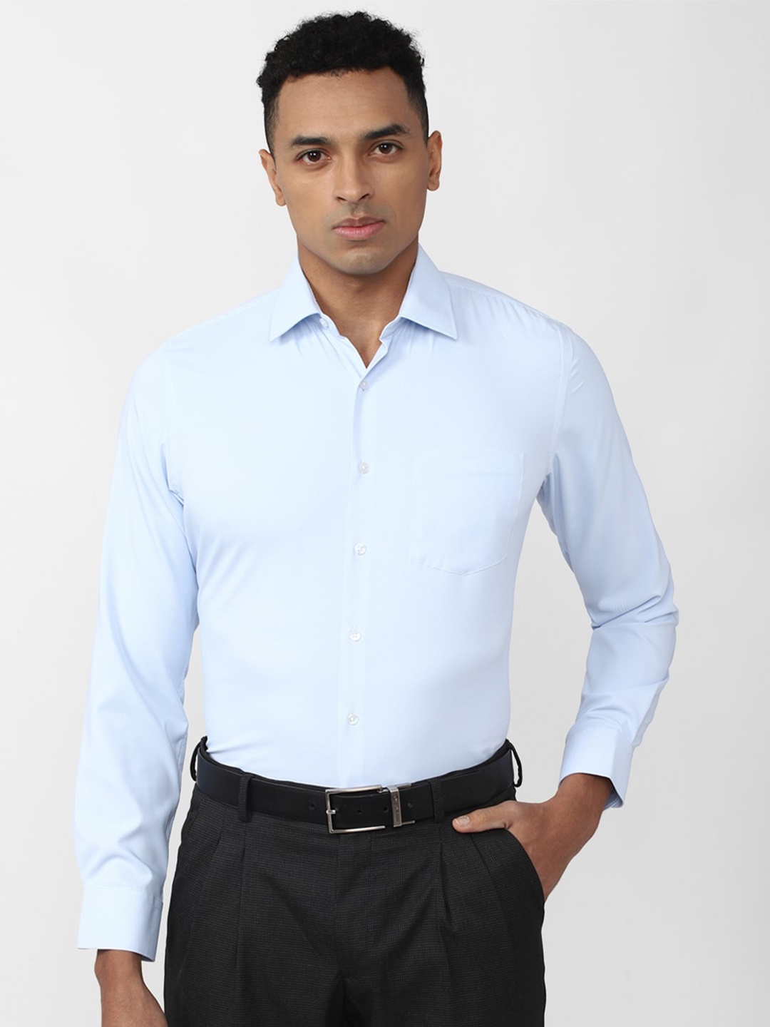 

Van Heusen Slim Fit Formal Shirt, Blue