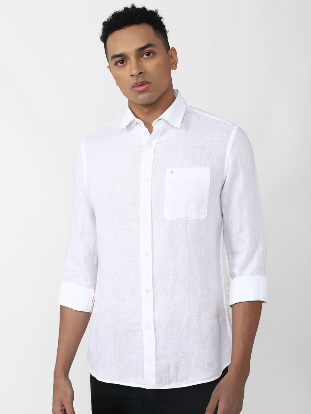 

Van Heusen Sport Slim Fit Casual Linen Shirt, White