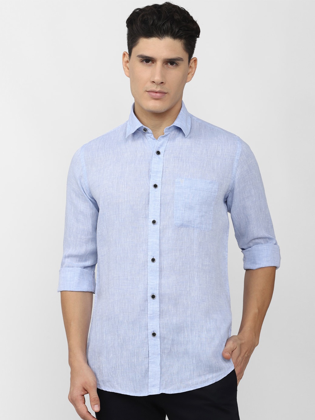 

Van Heusen Sport Slim Fit Casual Cotton Shirt, Blue