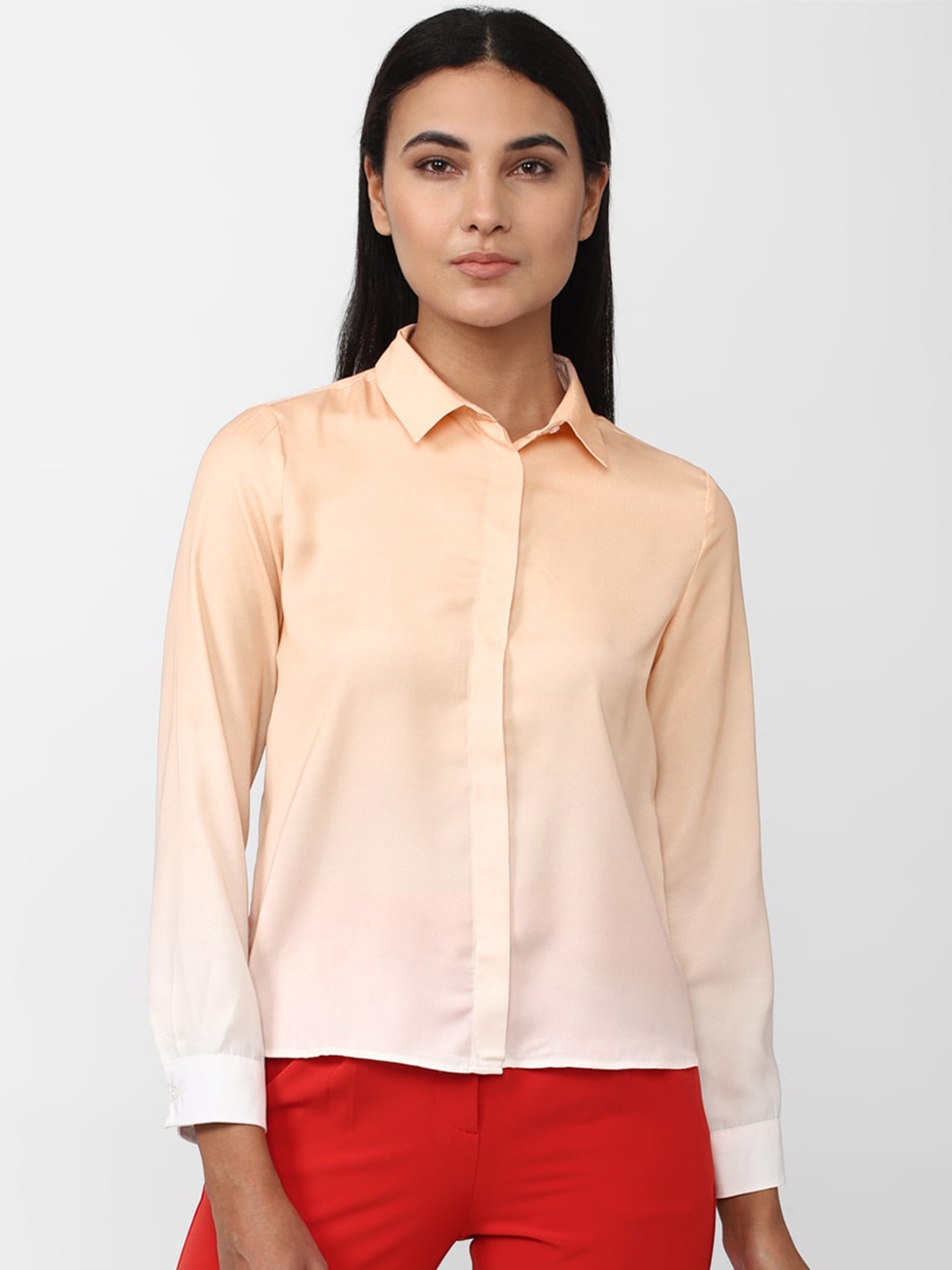 

Van Heusen Woman Formal Shirt, Peach