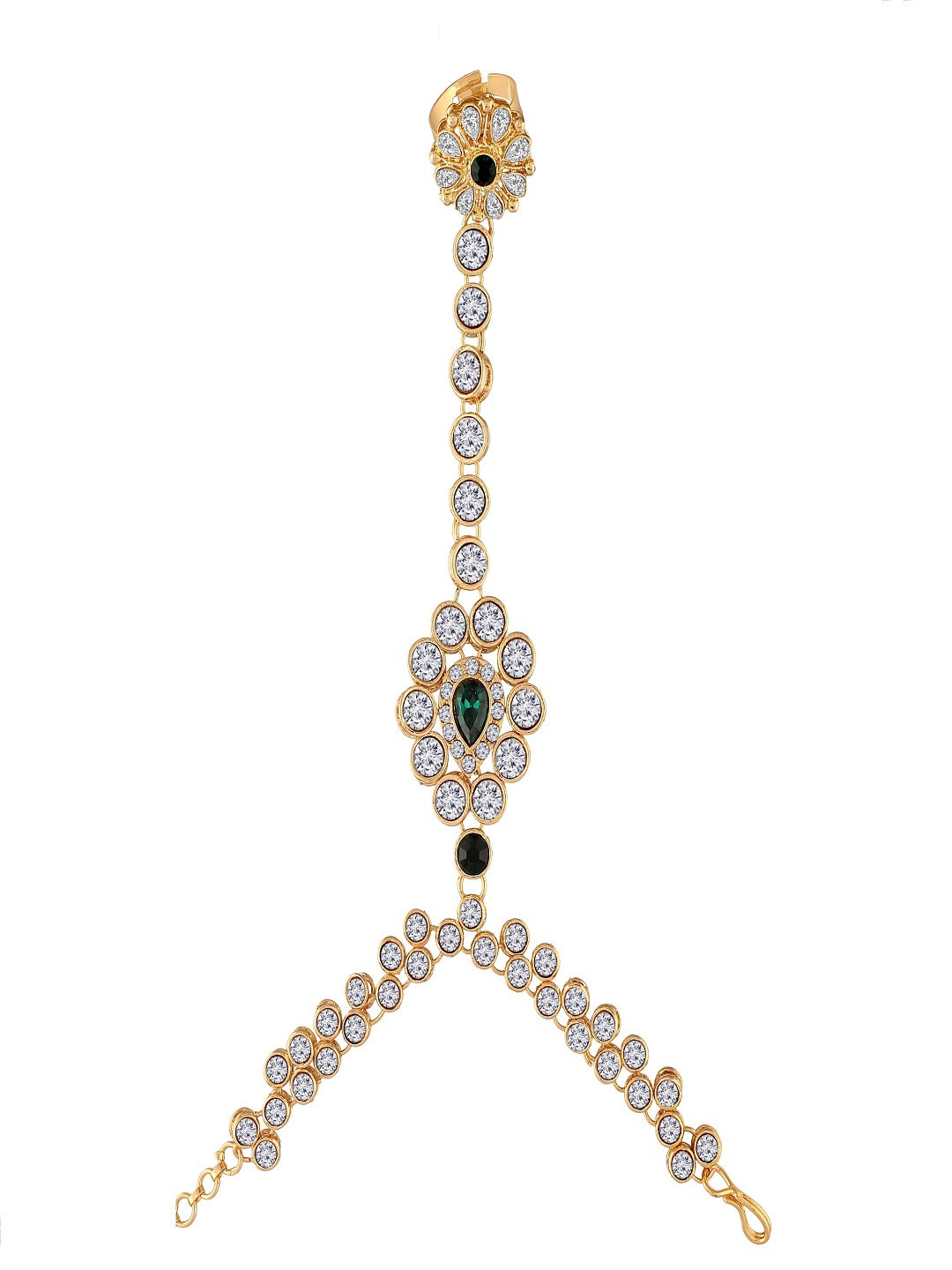 

I Jewels Women Gold-Plated Ring Bracelet