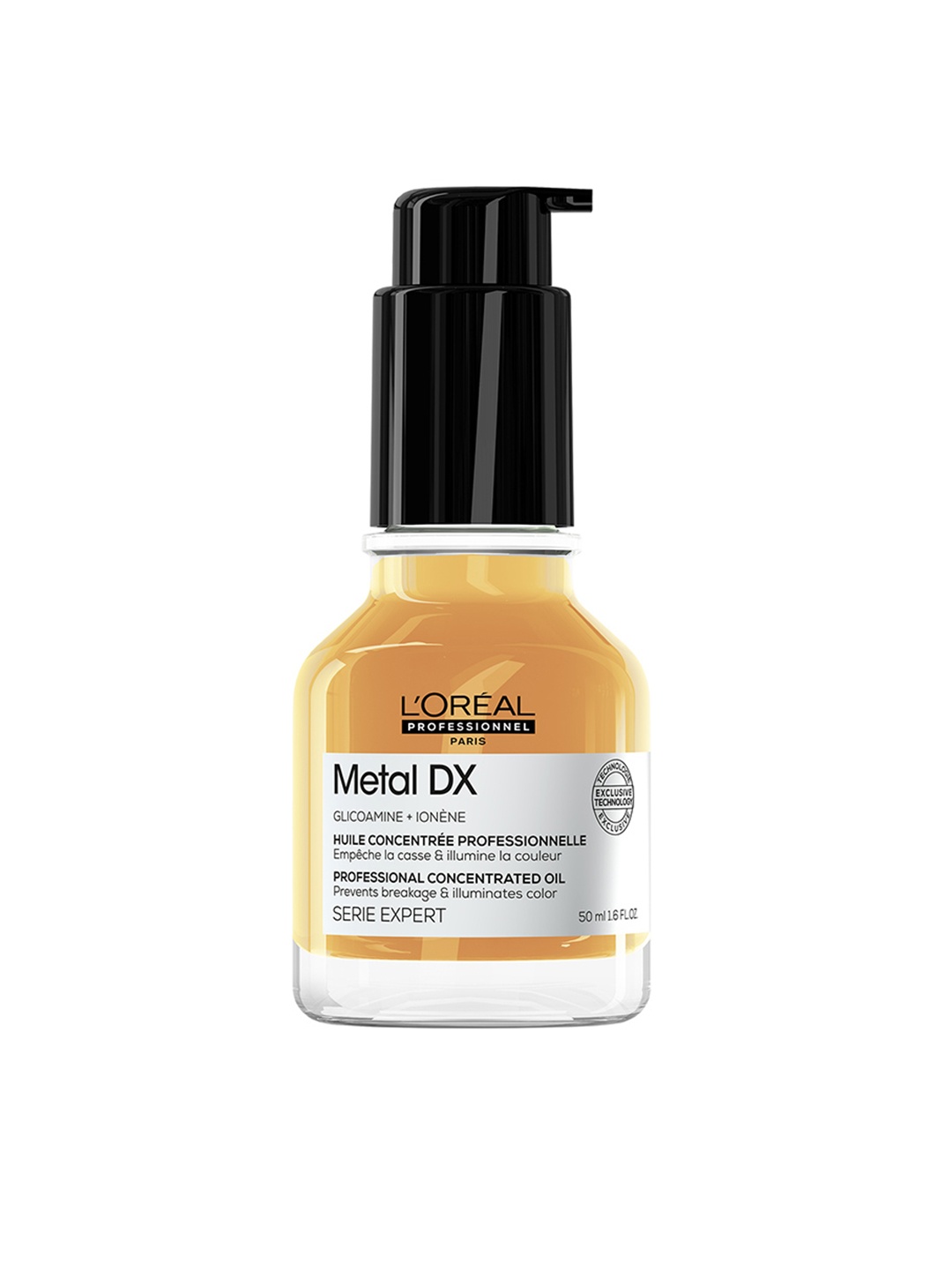 

LOreal Professionnel Metal DX Concentrated Leave-In Serum for Soft & Shiny Hair - 50ml, Yellow