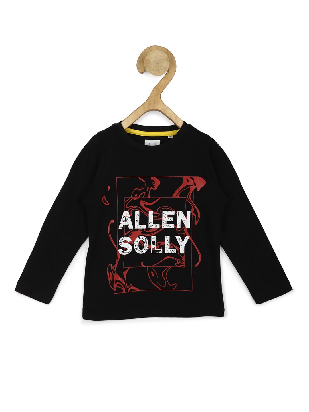 

Allen Solly Junior Boys Typography Printed T-shirt, Black