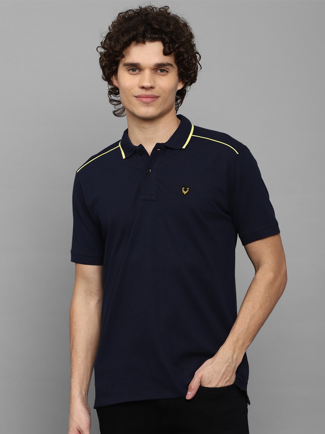 

Allen Solly Sport Polo Collar T-shirt, Navy blue