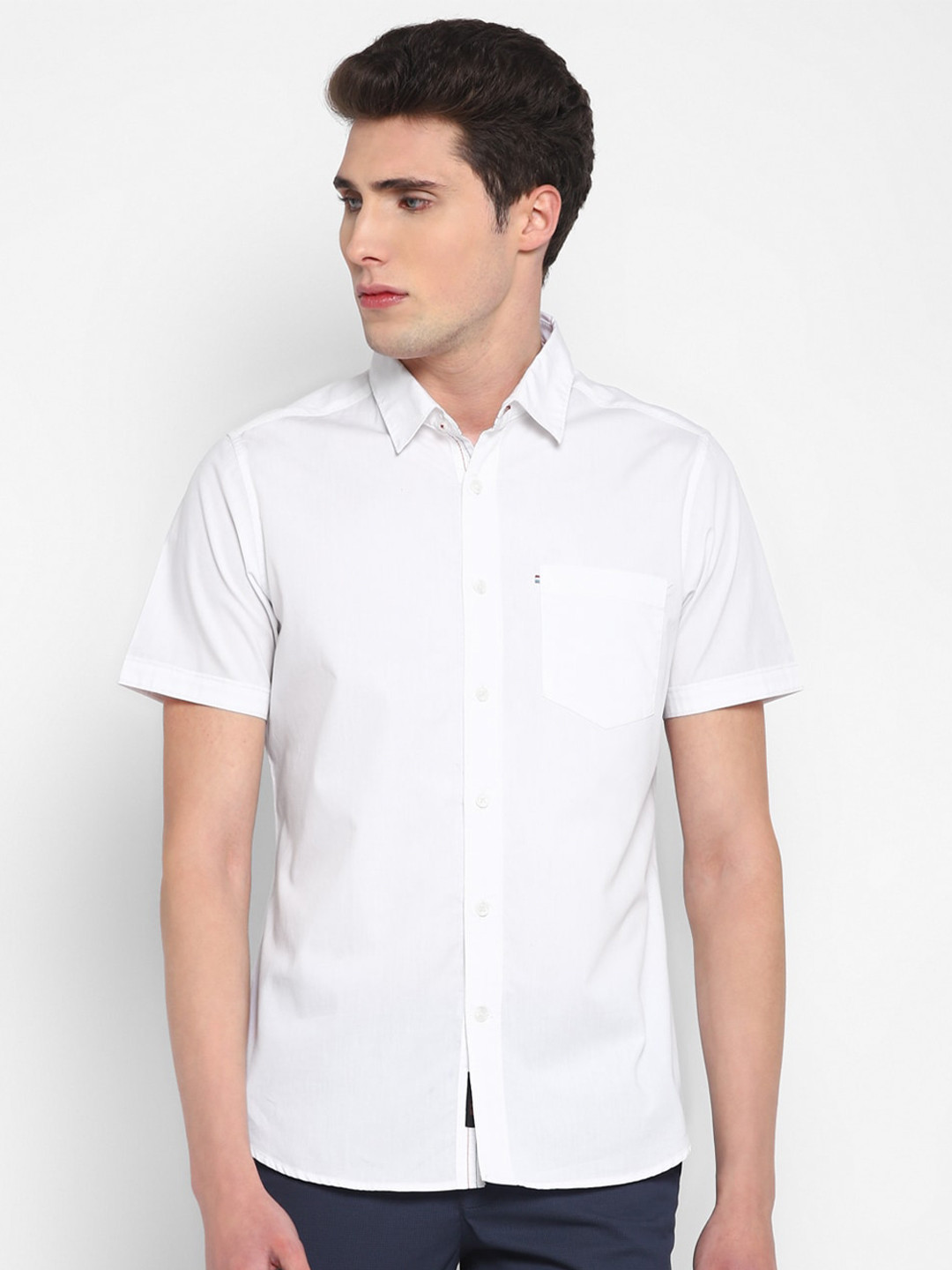 

Red Chief Slim Fit Pure Cotton Casual Shirt, White