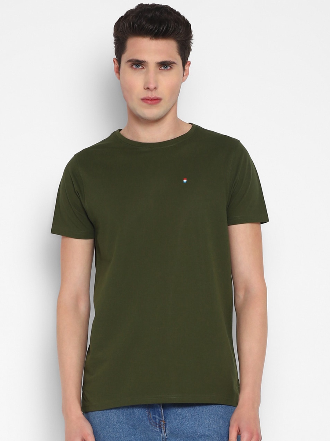 

Red Chief Round Neck T-shirt, Olive