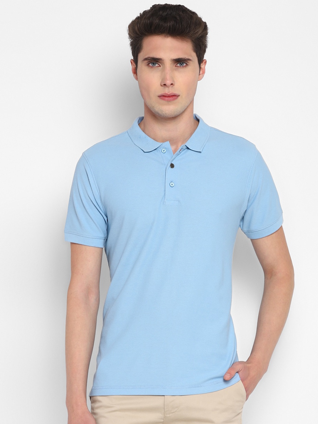

Red Chief Polo Collar Regular Fit T-shirt, Blue