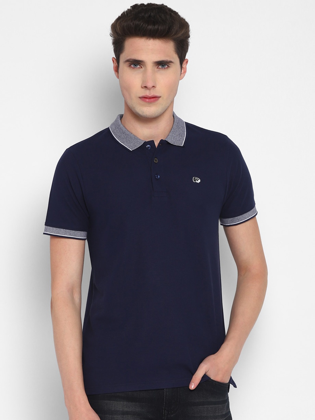 

Red Chief Polo Collar Short Sleeves T-shirt, Navy blue