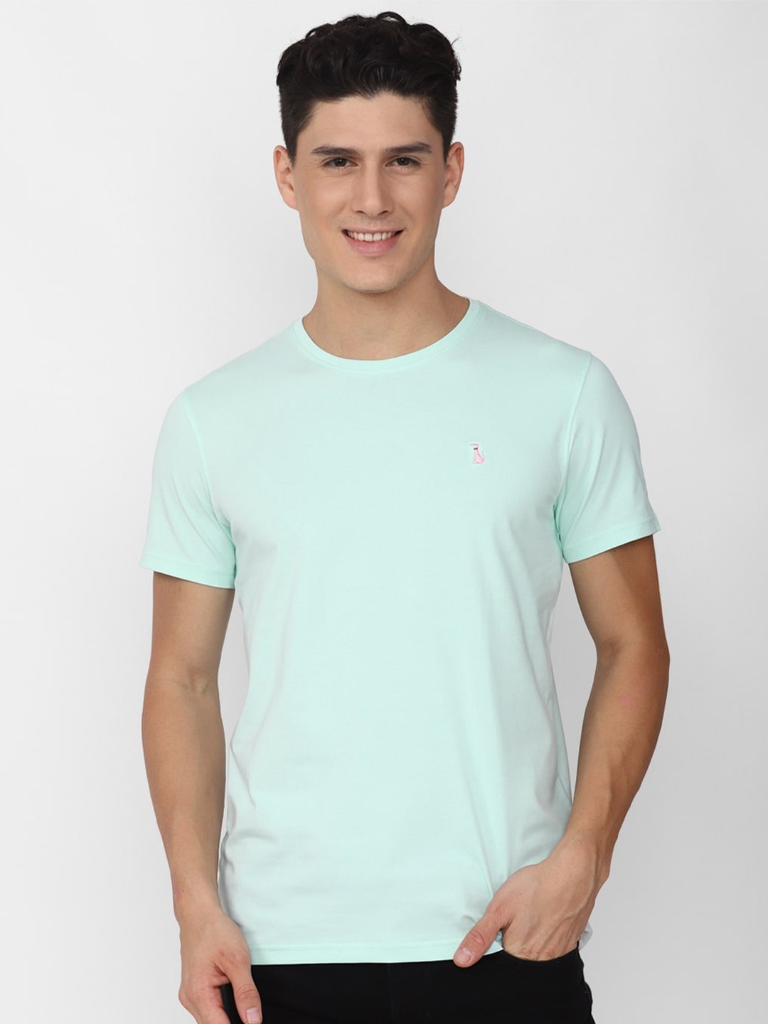 

SIMON CARTER LONDON Round Neck Slim Fit T-shirt, Green