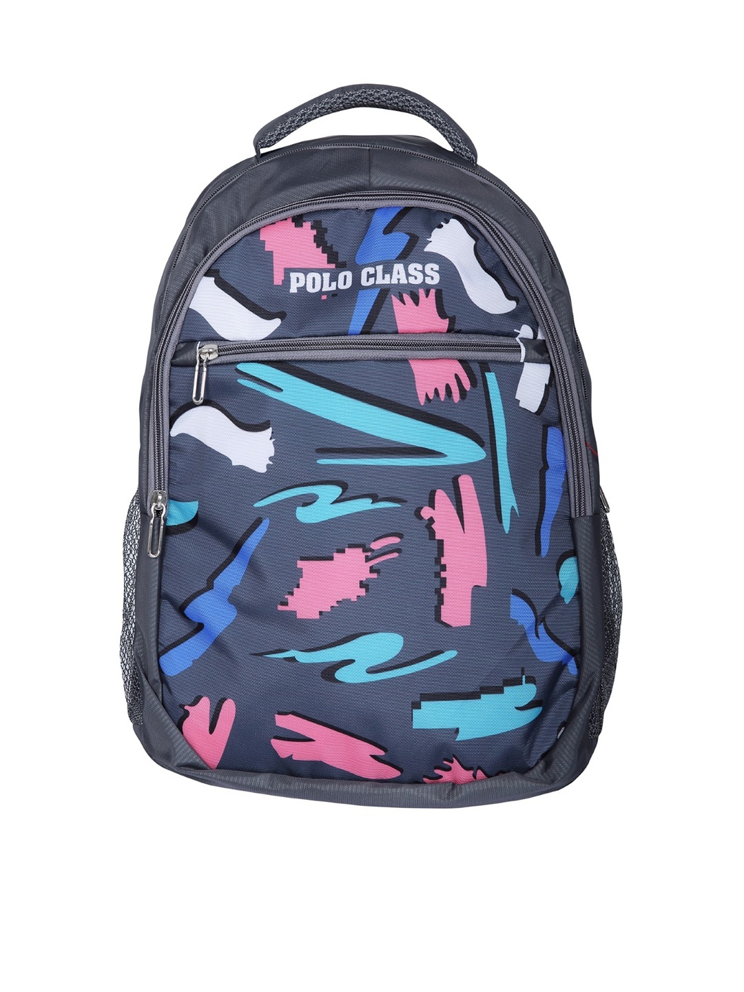 

Polo Class Unisex Graphic Print Backpack, Grey