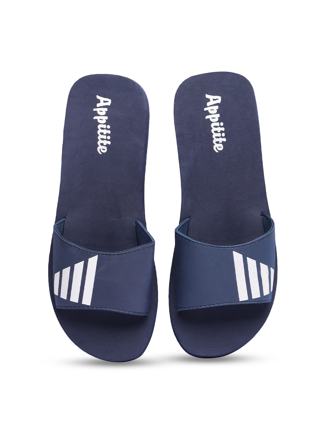 

APPITITE Men Printed Rubber Casual Sliders, Blue