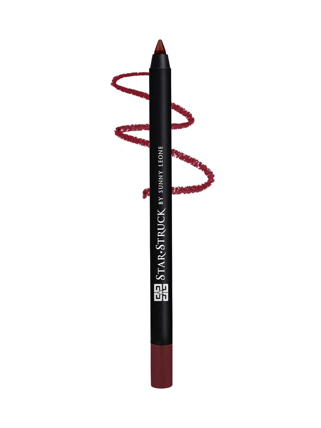 

STARSTRUCK BY SUNNY LEONE Vegan Long Wear Lip Liner with Jojoba Oil - Midnight Twinkle, Maroon