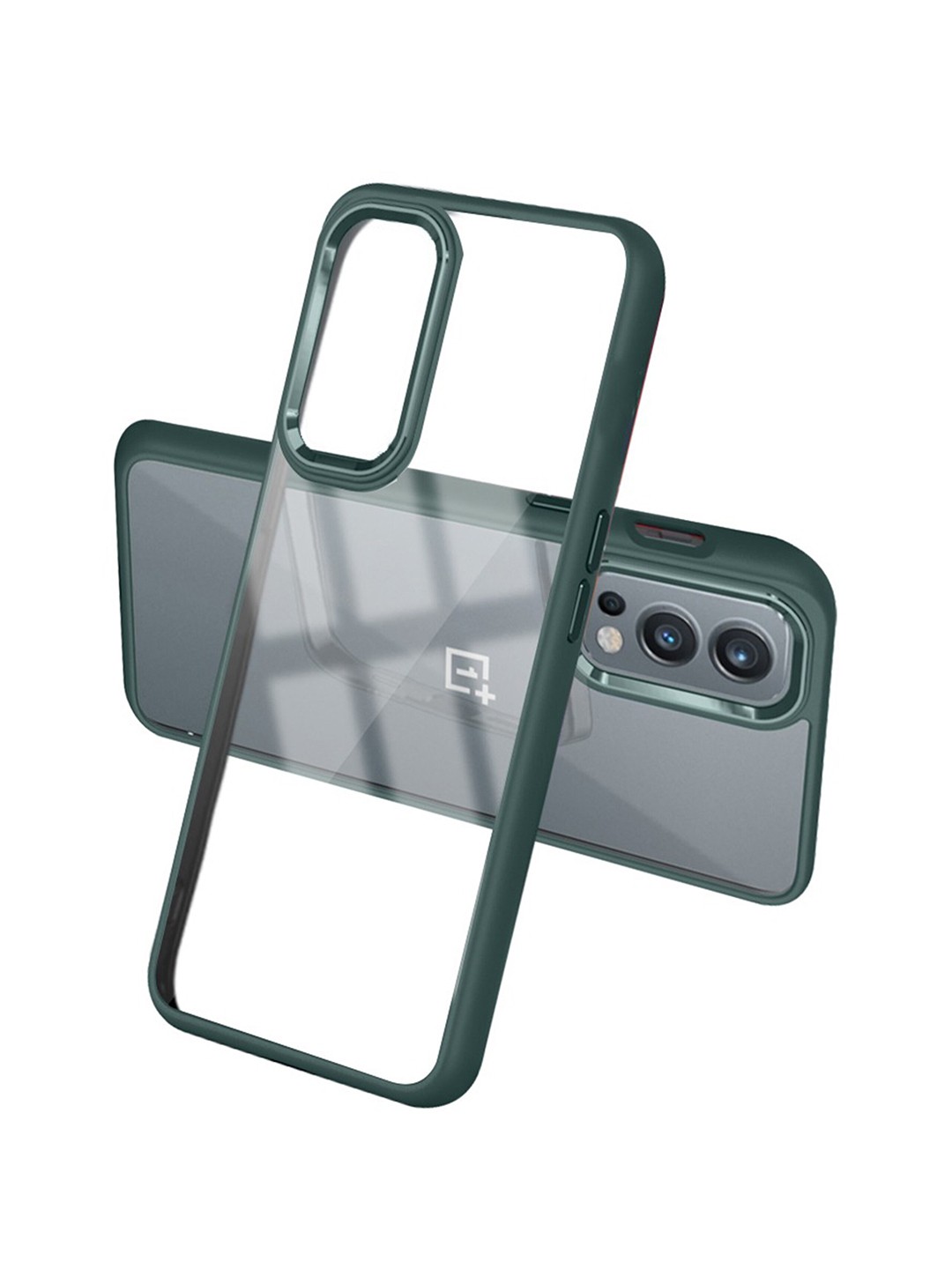 

Karwan Shock Proof OnePlus Nord 2 Back Case, Green