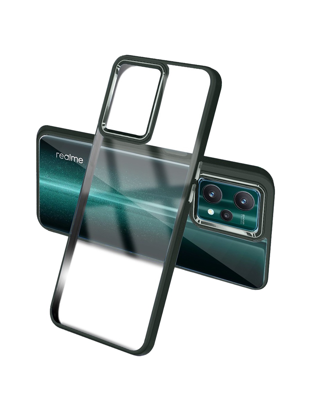

Karwan Realme 9 Pro 5G Shock Proof Phone Back Cover, Transparent