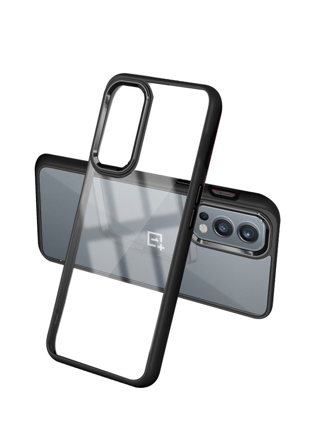 

Karwan Shock Proof OnePlus Nord 2 5G Phone Back Case, Black
