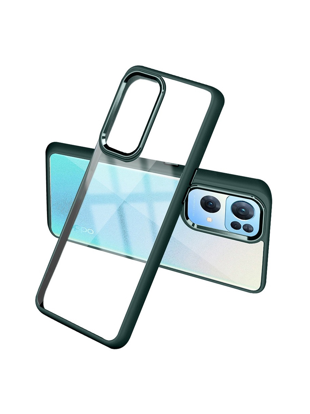 

Karwan Shock Proof OPPO Reno7 Pro 5G Phone Back Case, Green