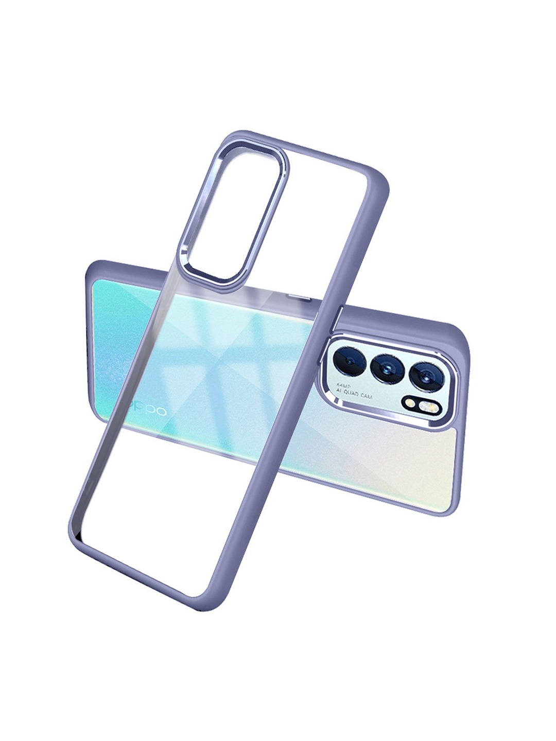 

Karwan Shock-Proof OPPO Reno6 5G Phone Back Case, Lavender