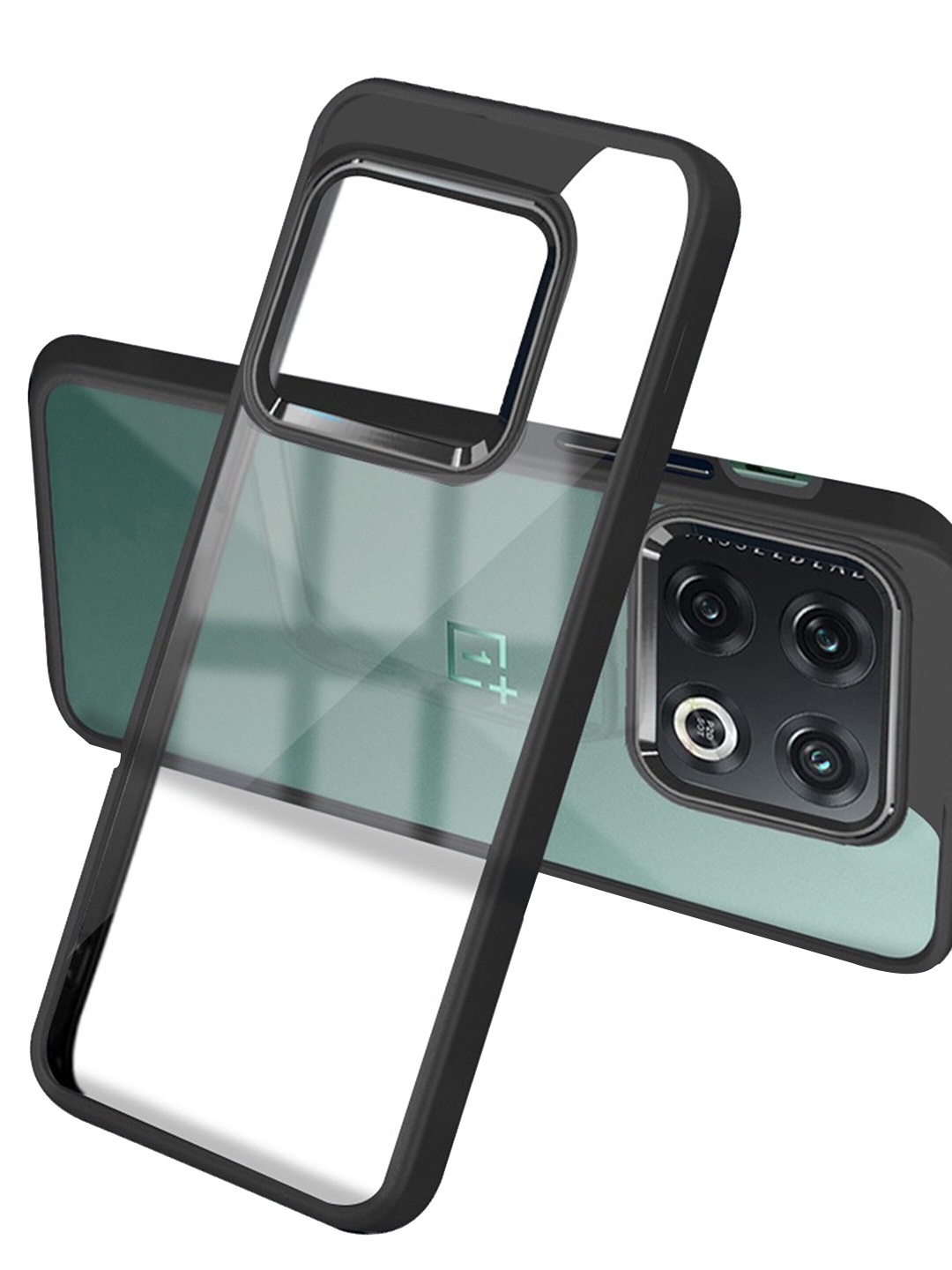

Karwan Shock Proof OnePlus 10 Pro 5G Phone Back Cover, Black
