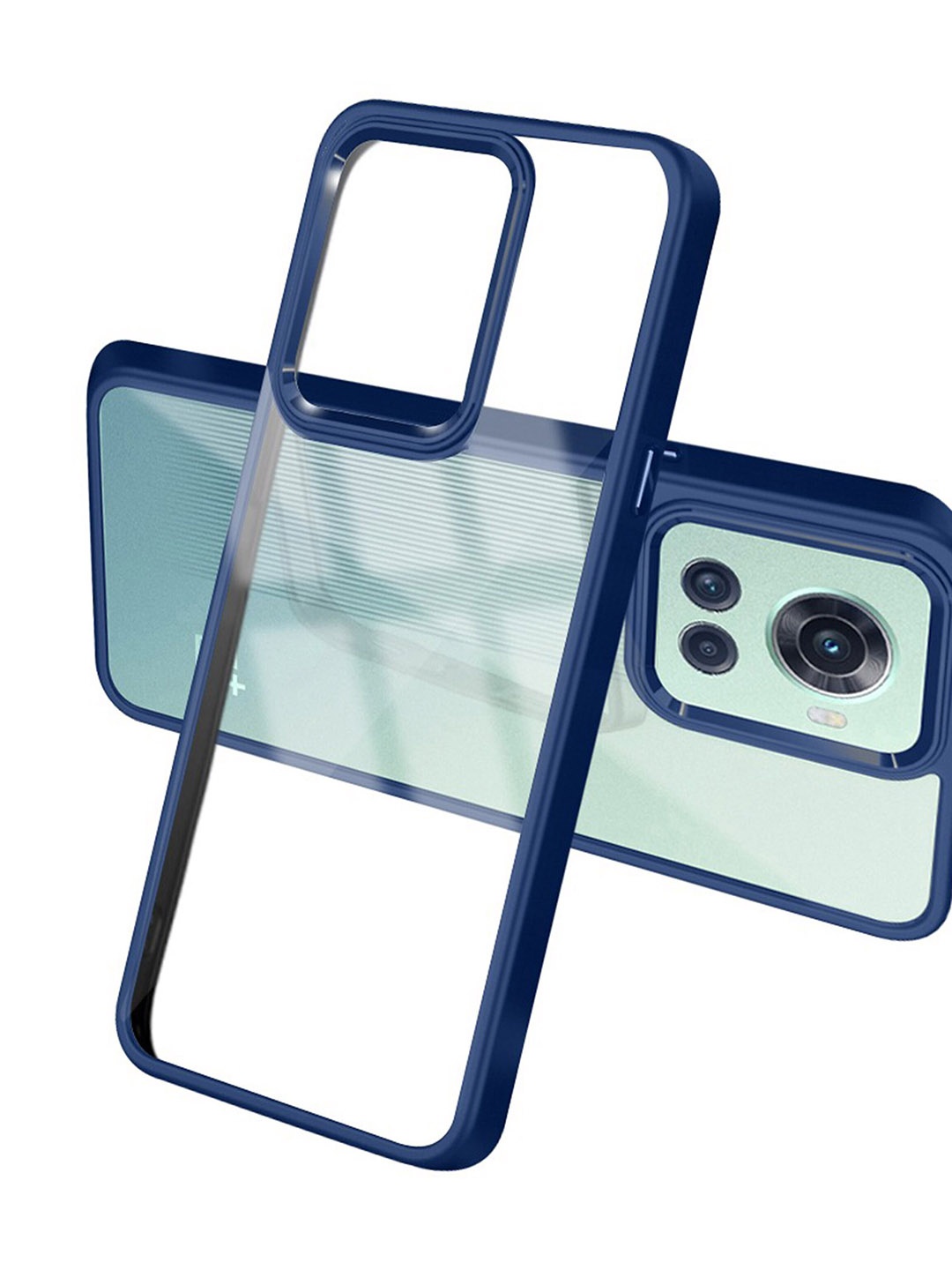 

Karwan Shock Proof OnePlus 10R 5G Phone Back Cover, Blue