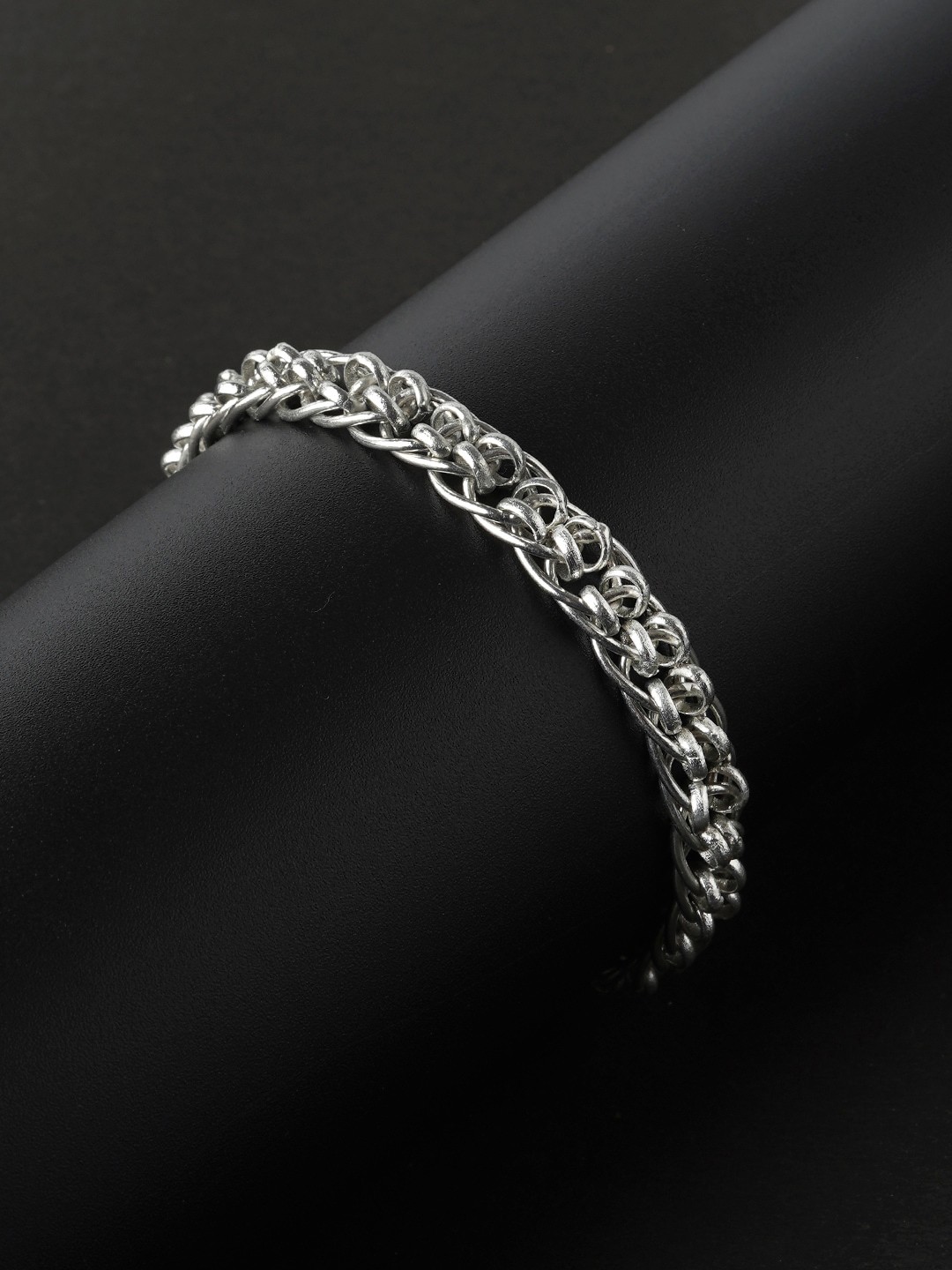 

JOKER & WITCH Men Silver-Plated Link Bracelet