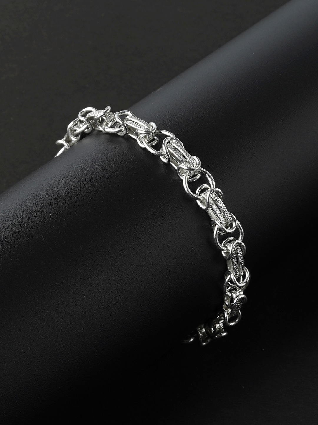 

JOKER & WITCH Men Silver-Plated Link Bracelet