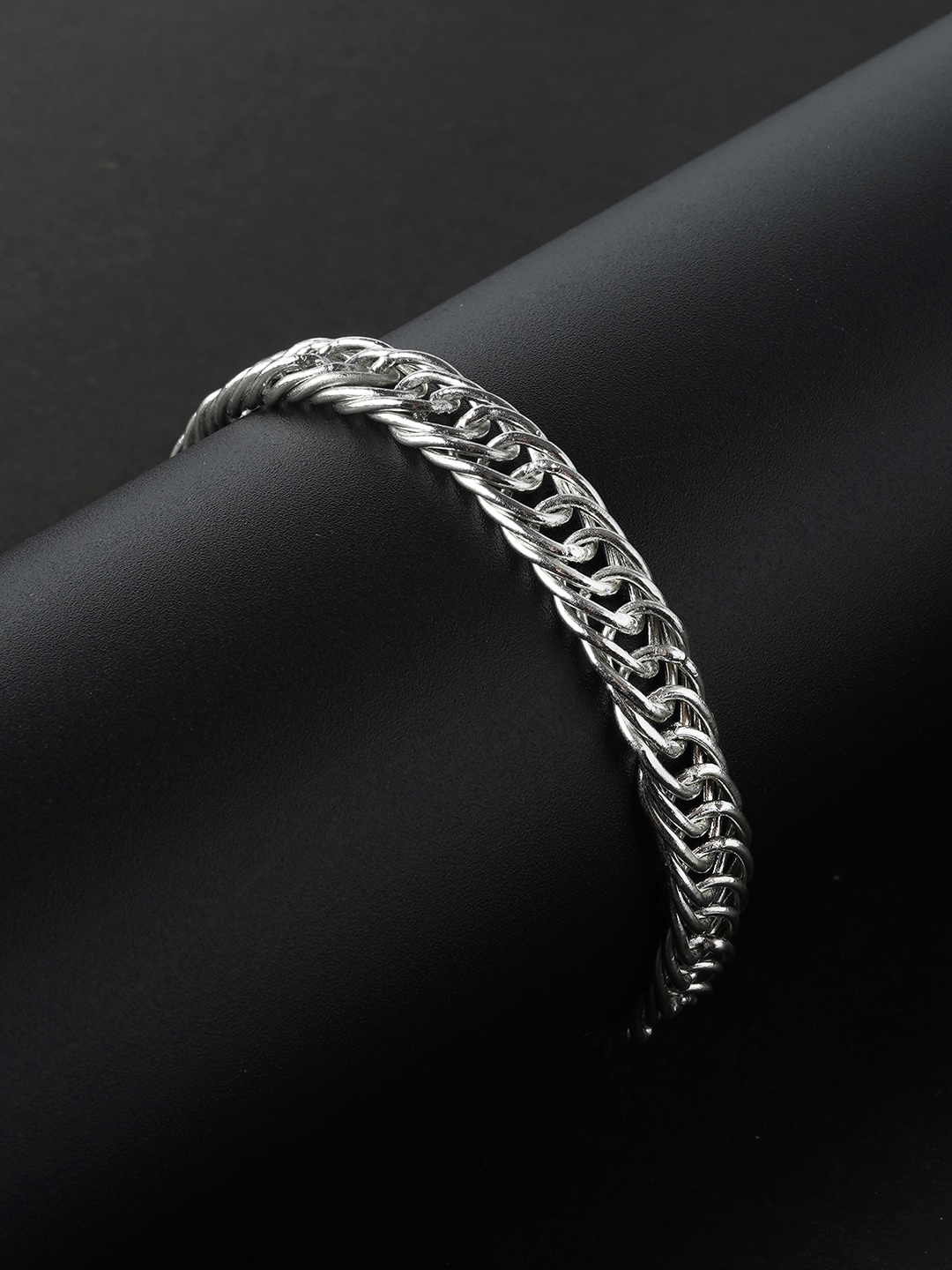 

JOKER & WITCH Men Silver-Plated Link Bracelet