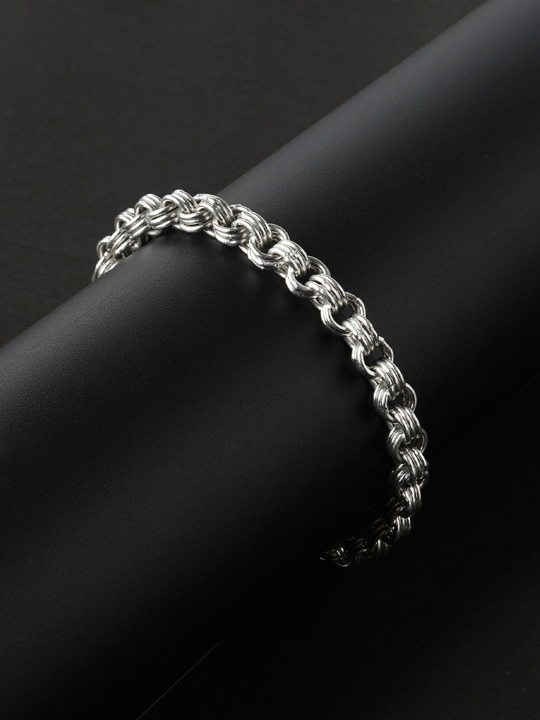 

JOKER & WITCH Men Silver-Plated Link Bracelet