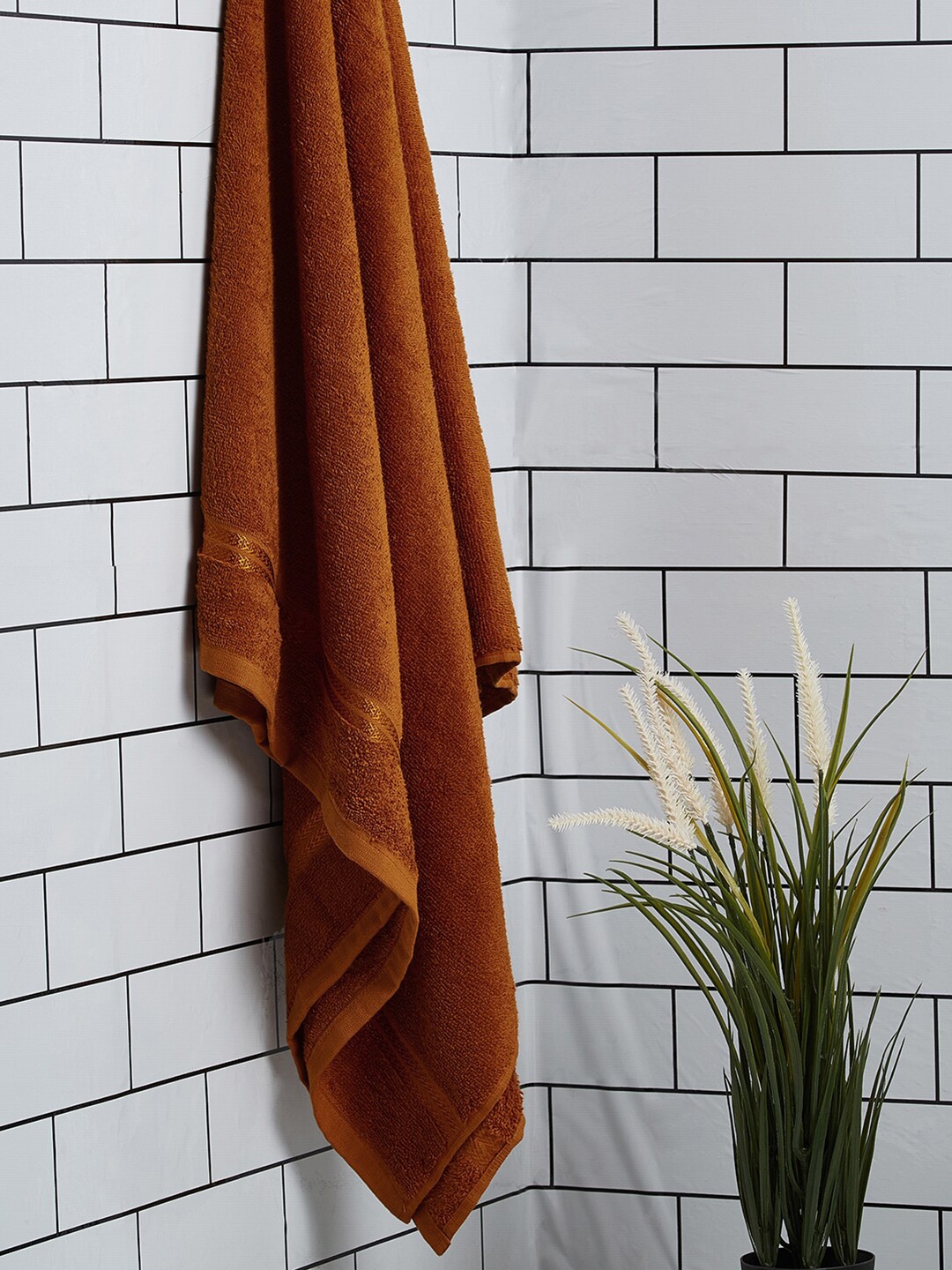 

Welspun Brown 380 GSM Pure Cotton Anti Bacterial Bath Towel