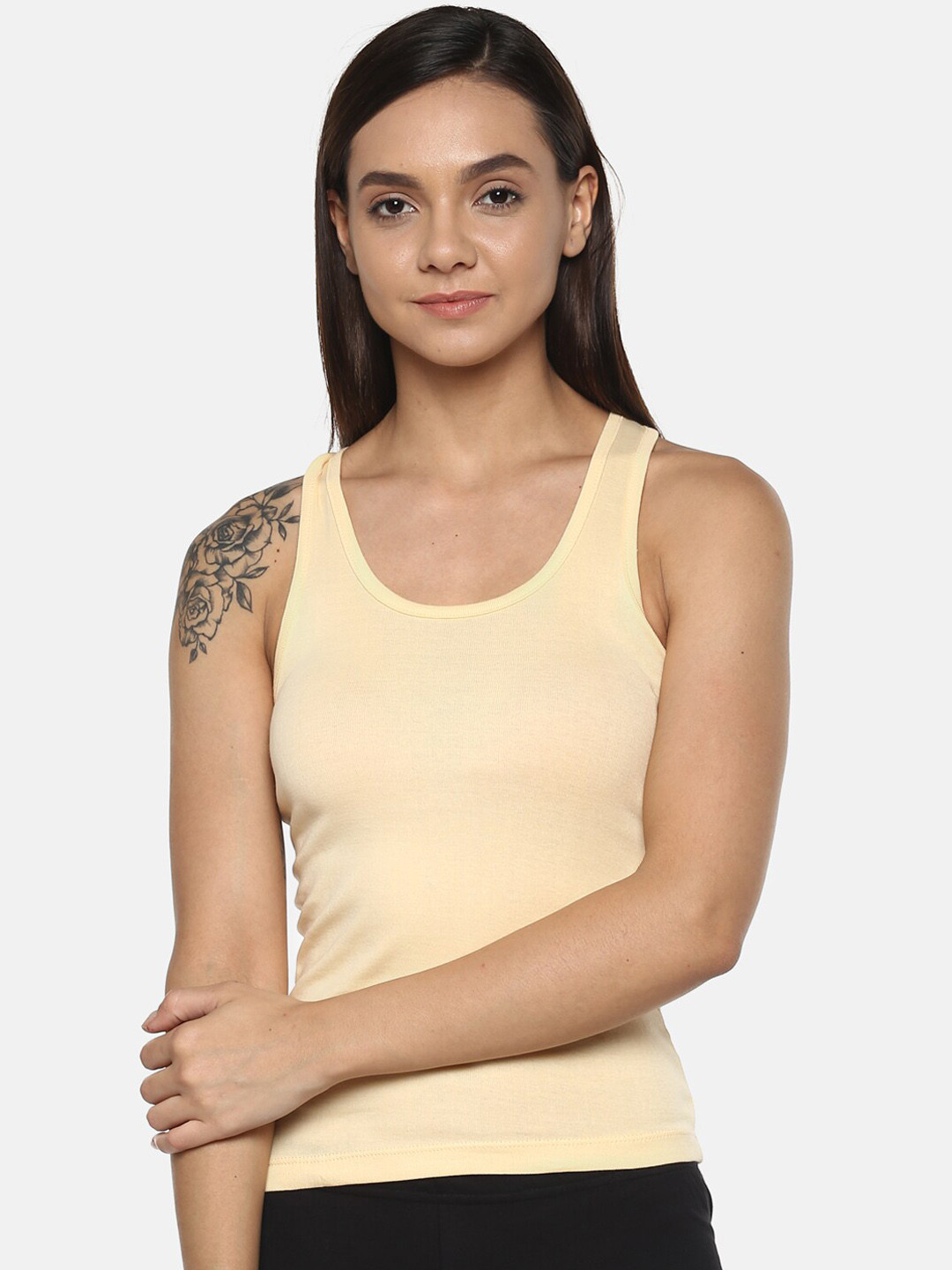 

DressBerry Pure Cotton Sleeveless Camisoles, Nude