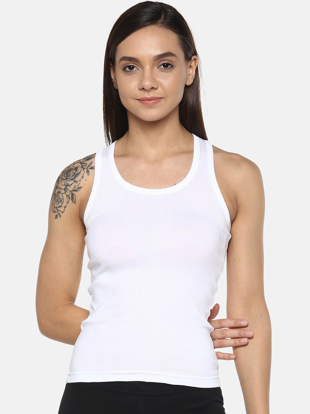 

DressBerry Non Padded Pure Cotton Camisole, White