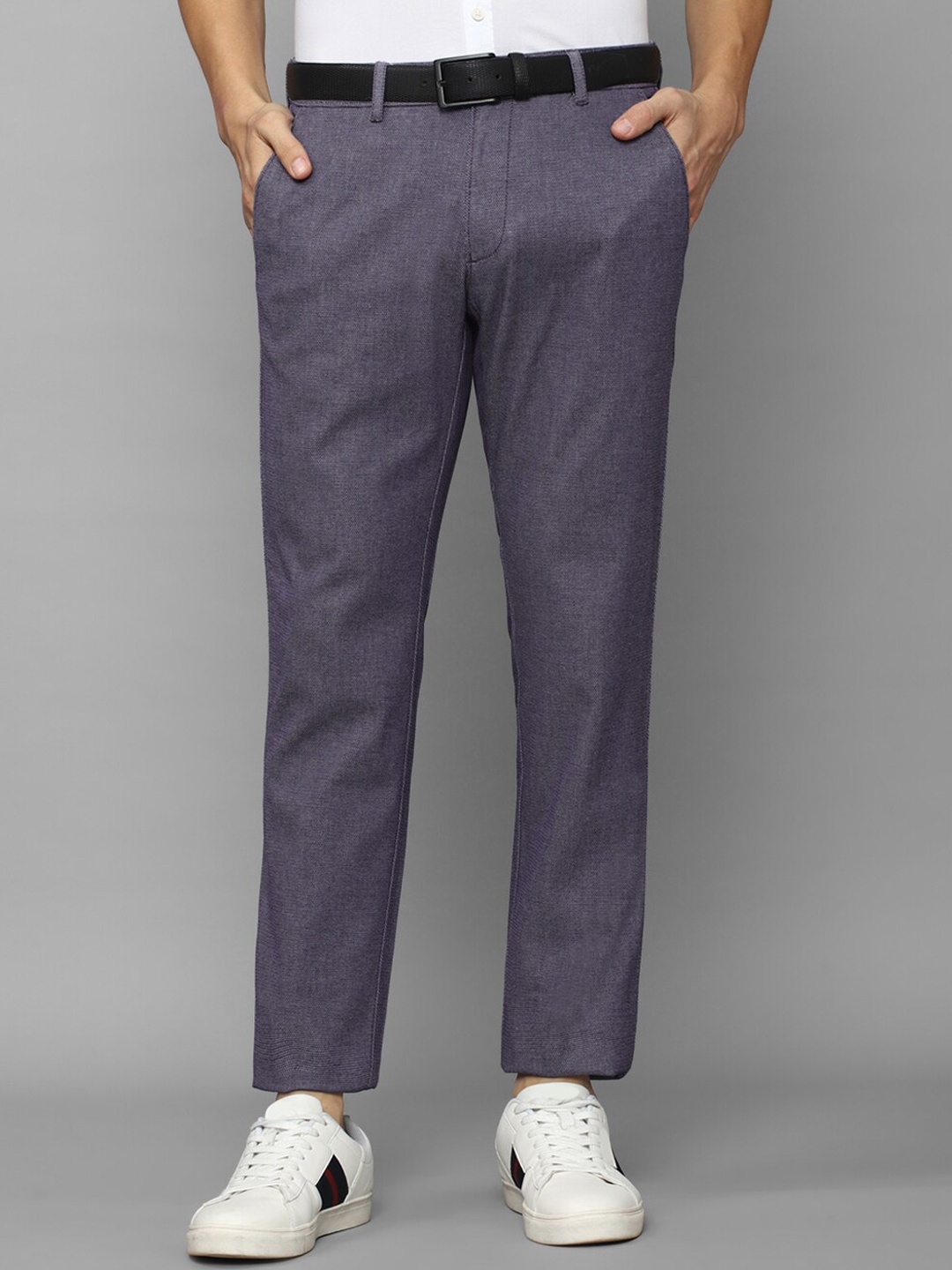 

Louis Philippe Sport Men Slim Fit Mid-Rise Trousers, Blue