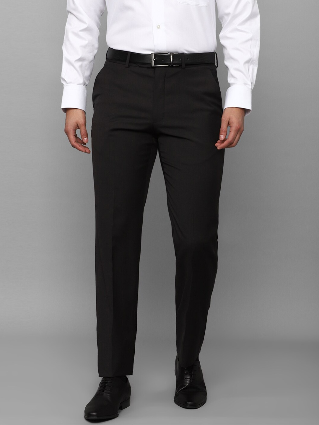 

Luxure by Louis Philippe Men Slim Fit Trousers, Black