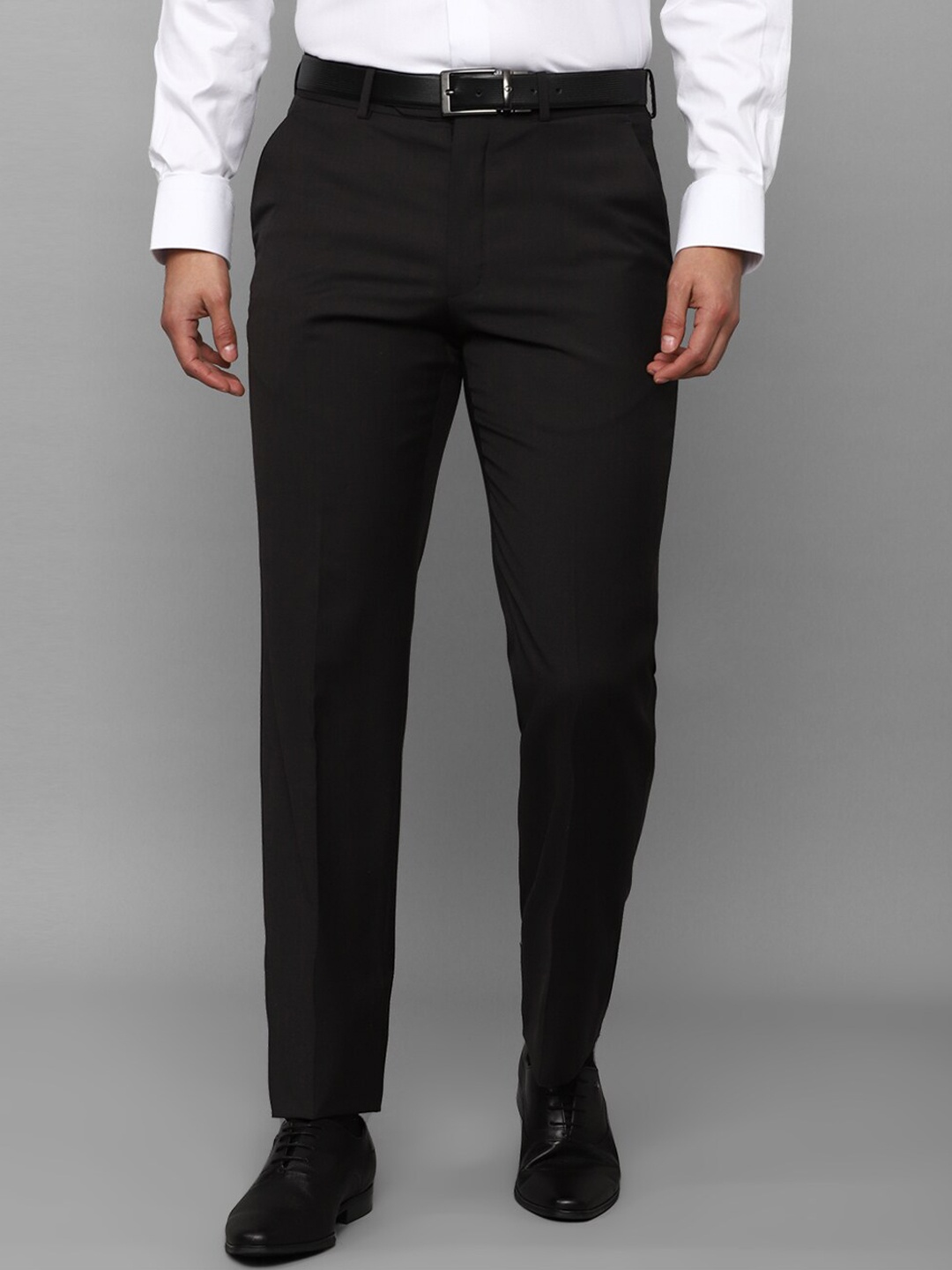 

Luxure by Louis Philippe Men Slim Fit Trousers, Black