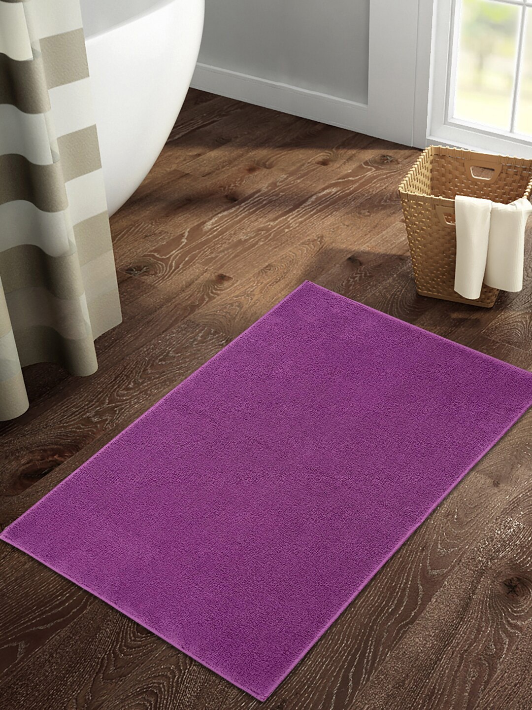 

Welspun Raang Drylon Purple Acrylic Large Bath Mats