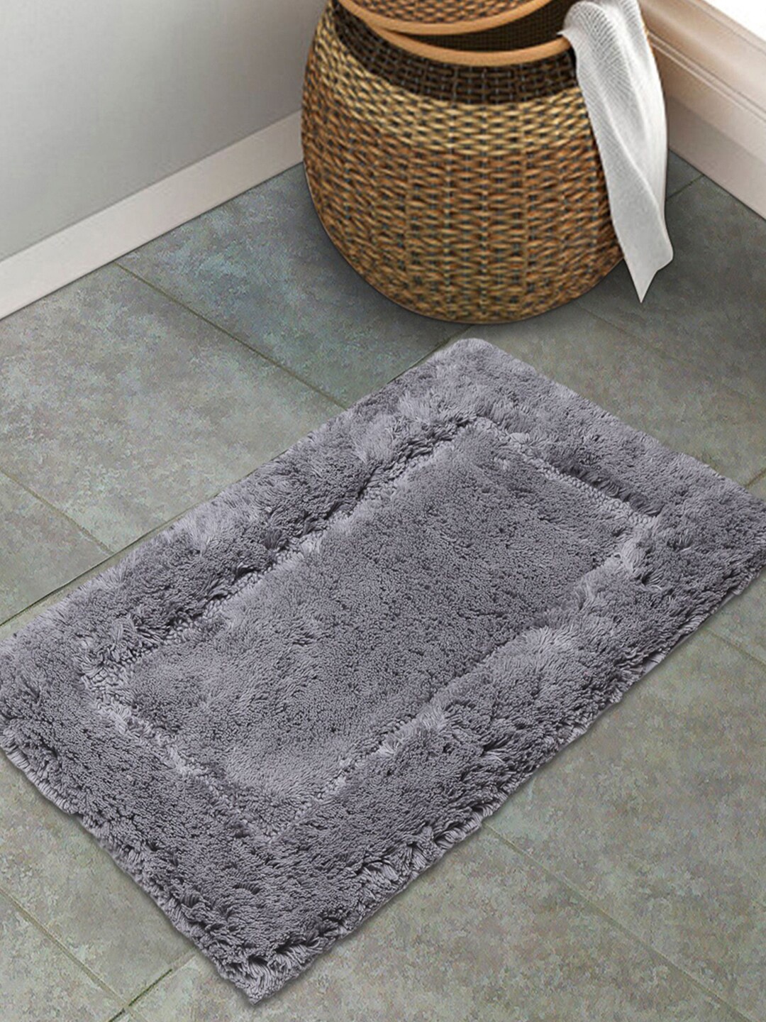 

SPACES Hygro Grey 2000 GSM Cotton Small Bath Mat